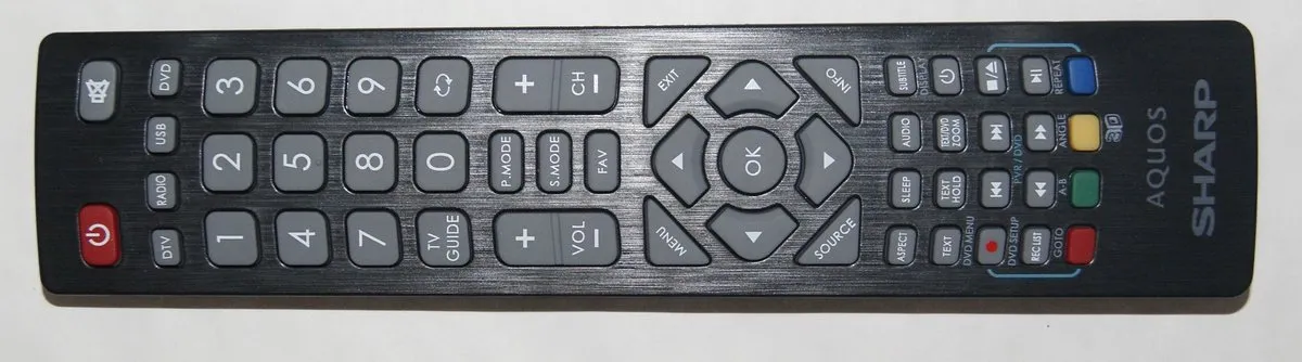 Originele Sharp 3D Afstandsbediening voor Blaupunkt, Technika, OK TV's