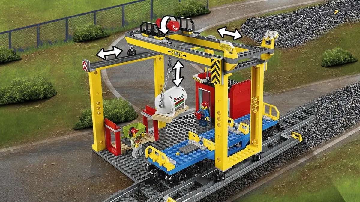 LEGO City Vrachttrein 60052 - 888 Stukken - 4 Minifiguren