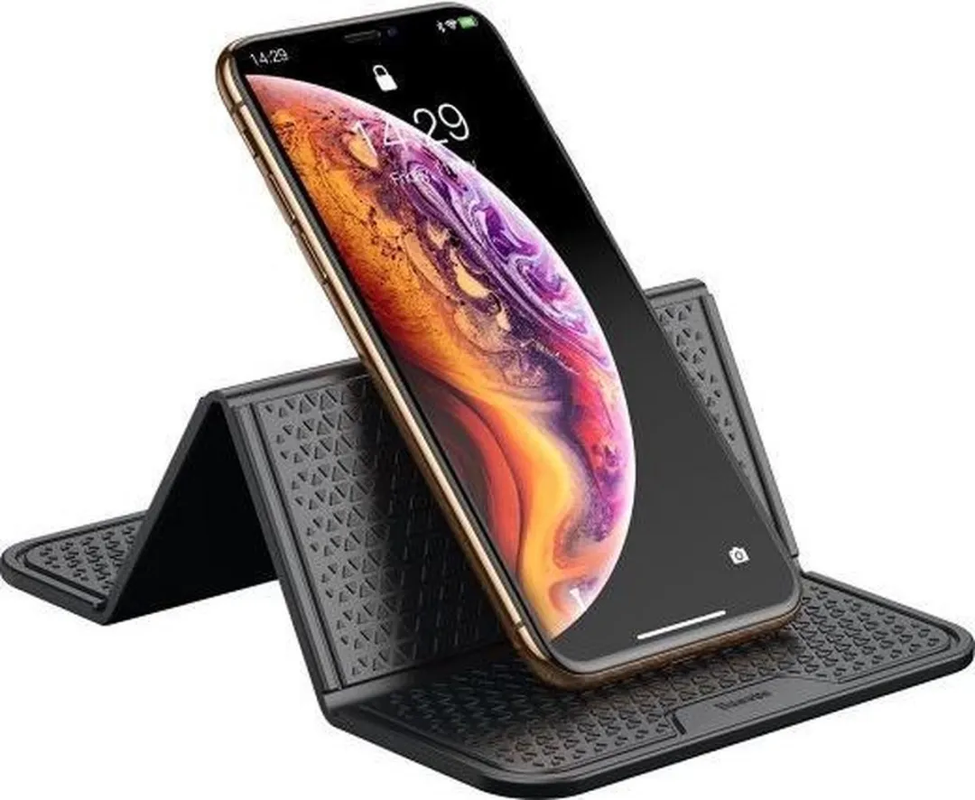 Baseus PROTISKLUZPOD Passieve Telefoonhouder - Zwart