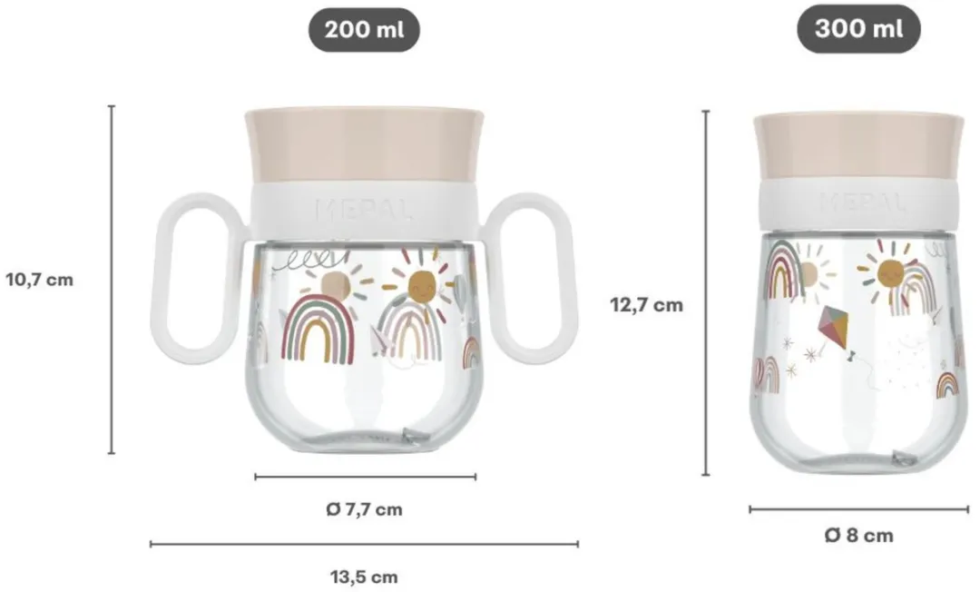 Mepal 360° Drinkbeker Mio Little Farm - 2x 200/300ml