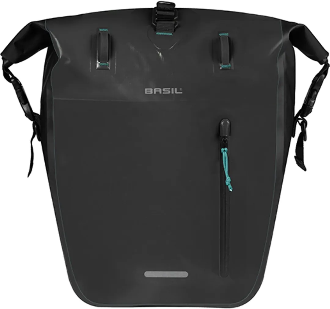 Basil Rivo Enkele Fietstas 31L - Zwart
