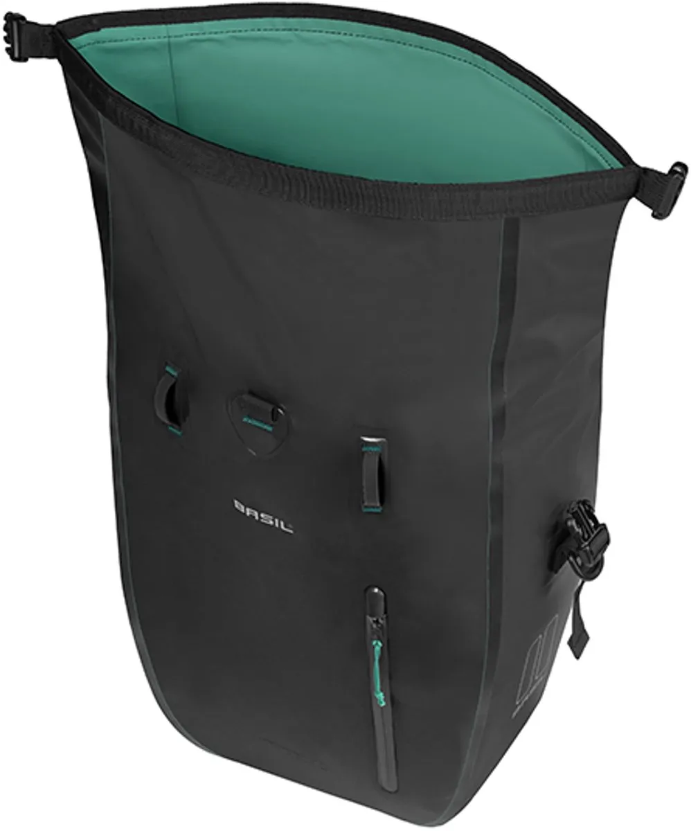 Basil Rivo Enkele Fietstas 31L - Zwart