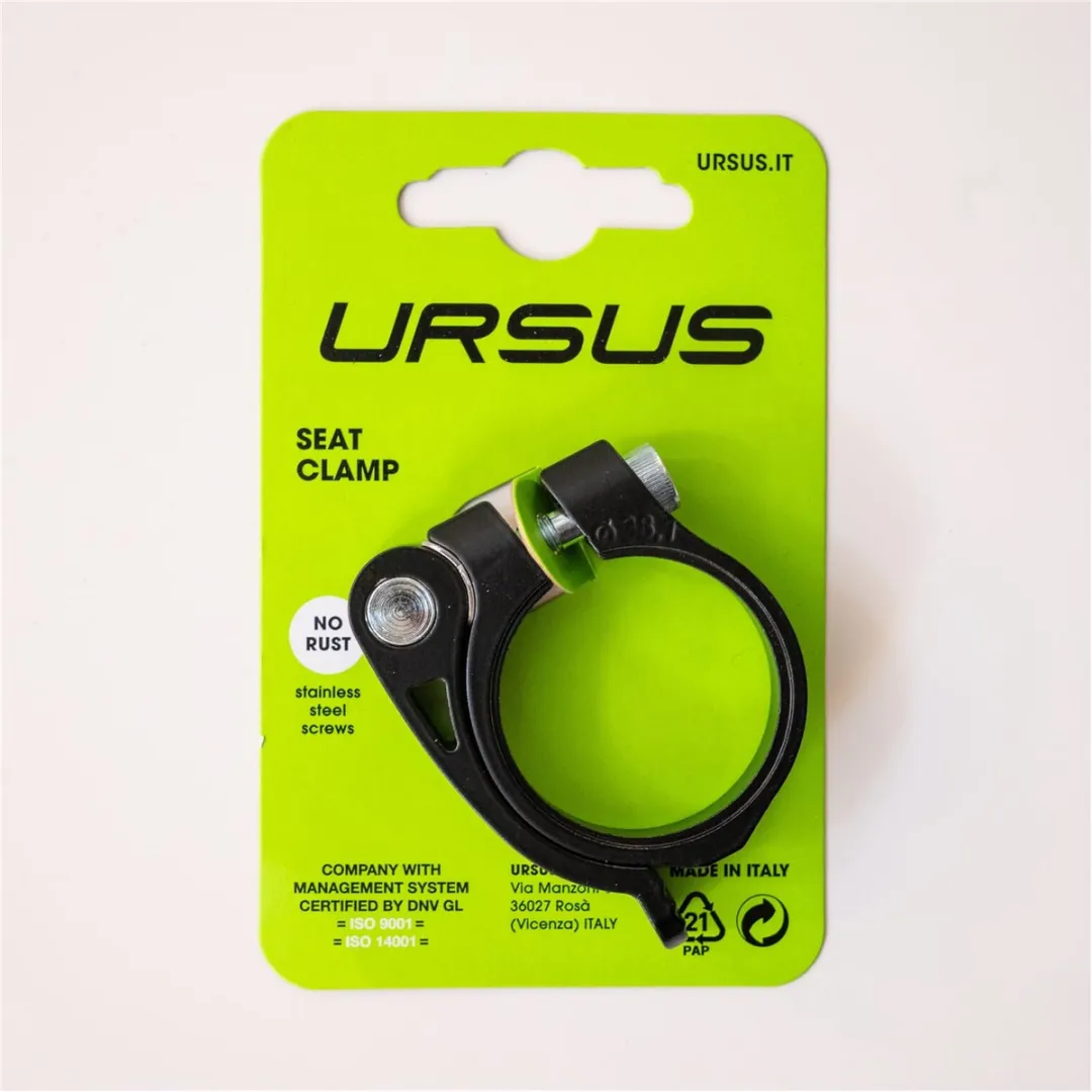Ursus Zadelpenklem 38.1mm - Zwart