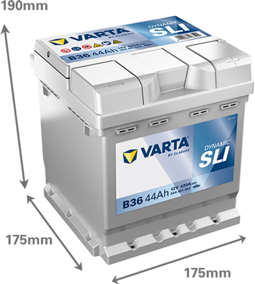 Varta Accu 12V 44Ah 420A - 5444010423132