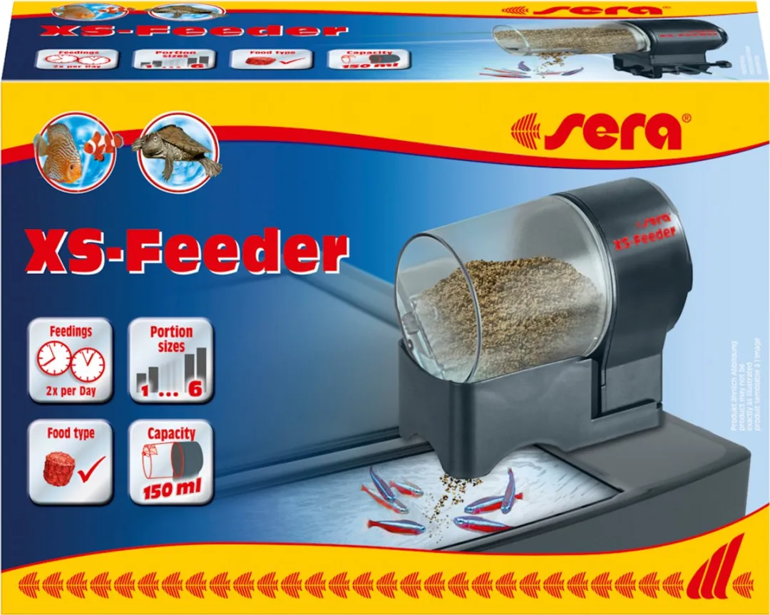 Sera XS-Feeder Voederautomaat - Zwart