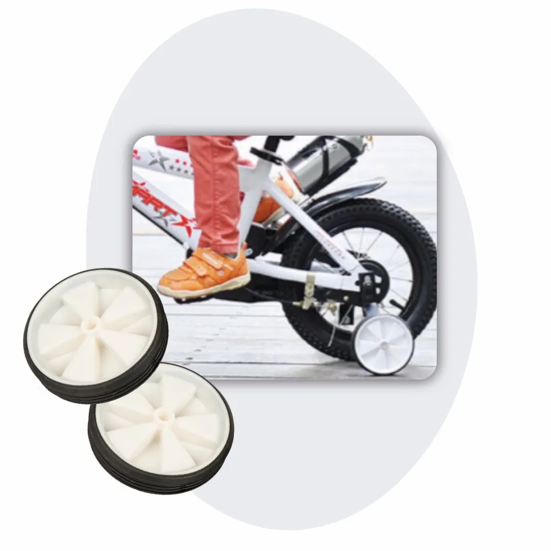 Voltano Zijwieltjes Wit