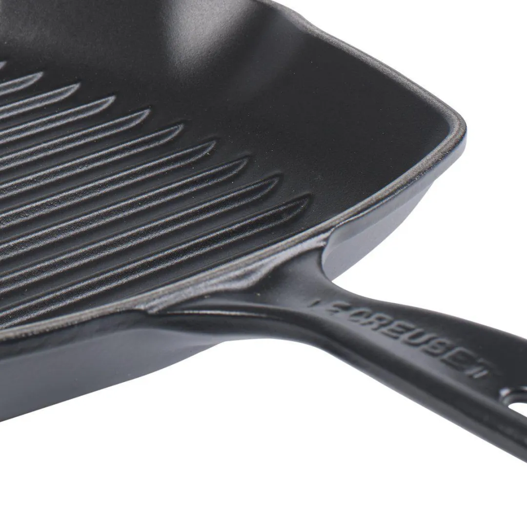 Le Creuset Gietijzeren Grillpan 26cm - Mat Zwart