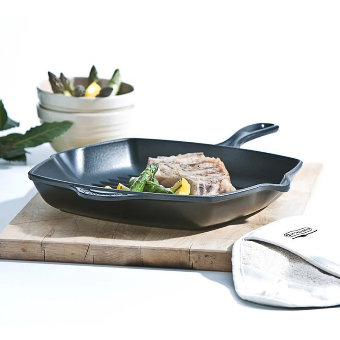 Le Creuset Gietijzeren Grillpan 26cm - Mat Zwart