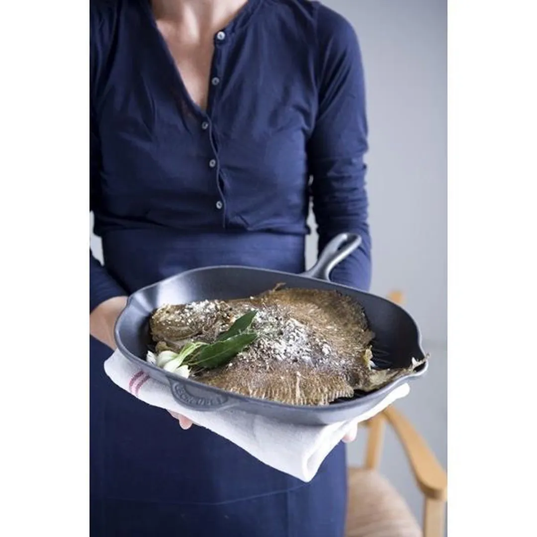 Le Creuset Gietijzeren Grillpan 26cm - Mat Zwart