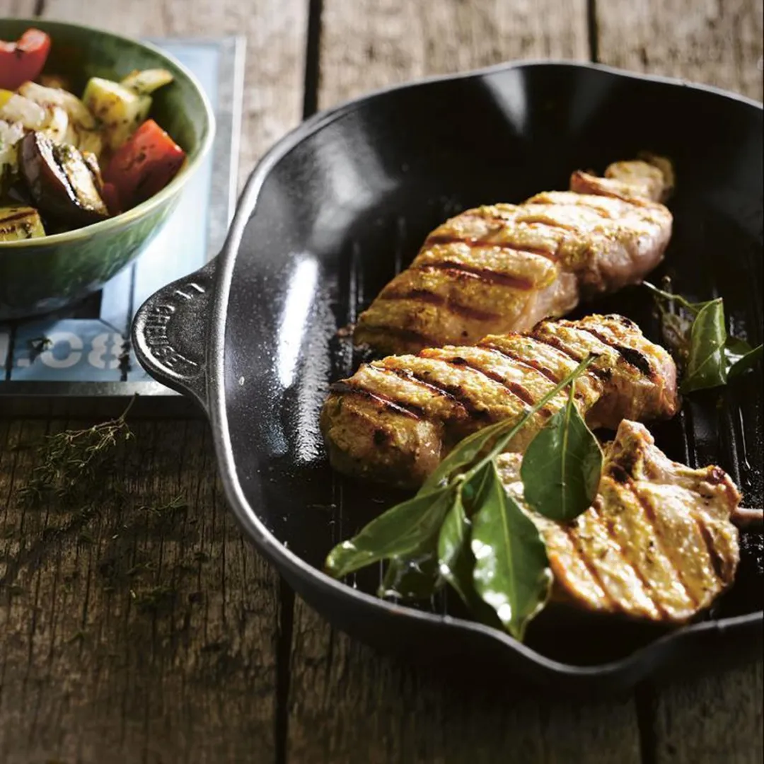 Le Creuset Gietijzeren Grillpan 26cm - Mat Zwart