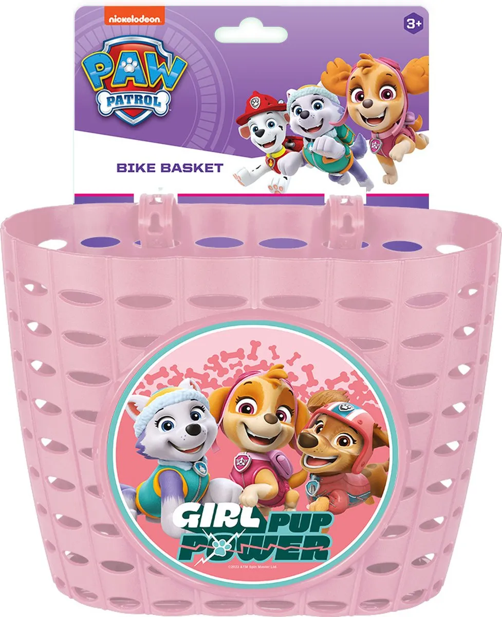 Nickelodeon Sky & Liberty Kinderfietsmand - 4L - Roze