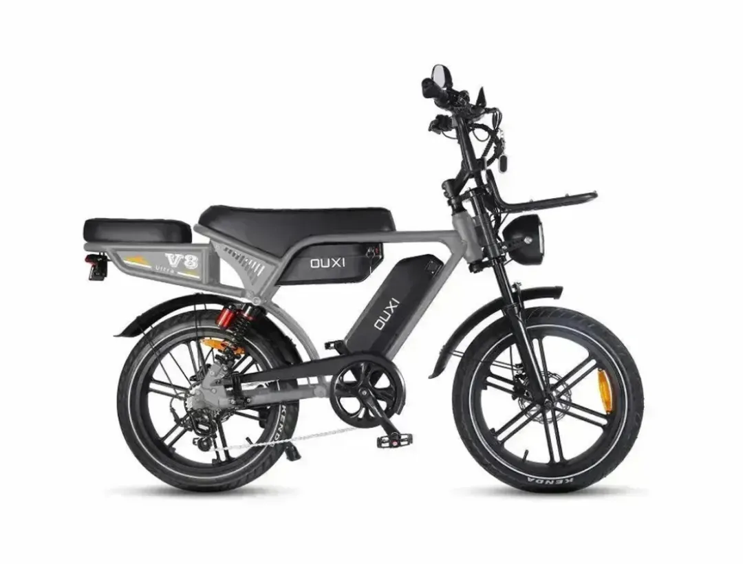 OUXI V8 Ultra Max Fatbike 250W - 7 Versnellingen - 20 Inch - Grijs