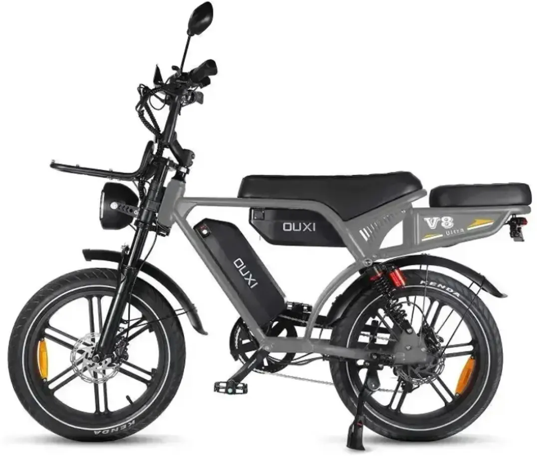 OUXI V8 Ultra Max Fatbike 250W - 7 Versnellingen - 20 Inch - Grijs