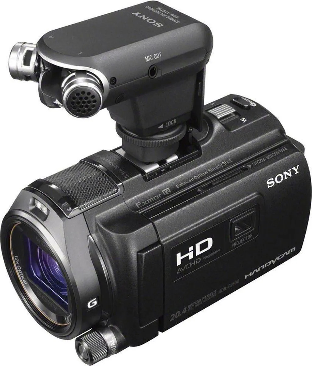Sony XYST1M Stereomicrofoon - Zwart