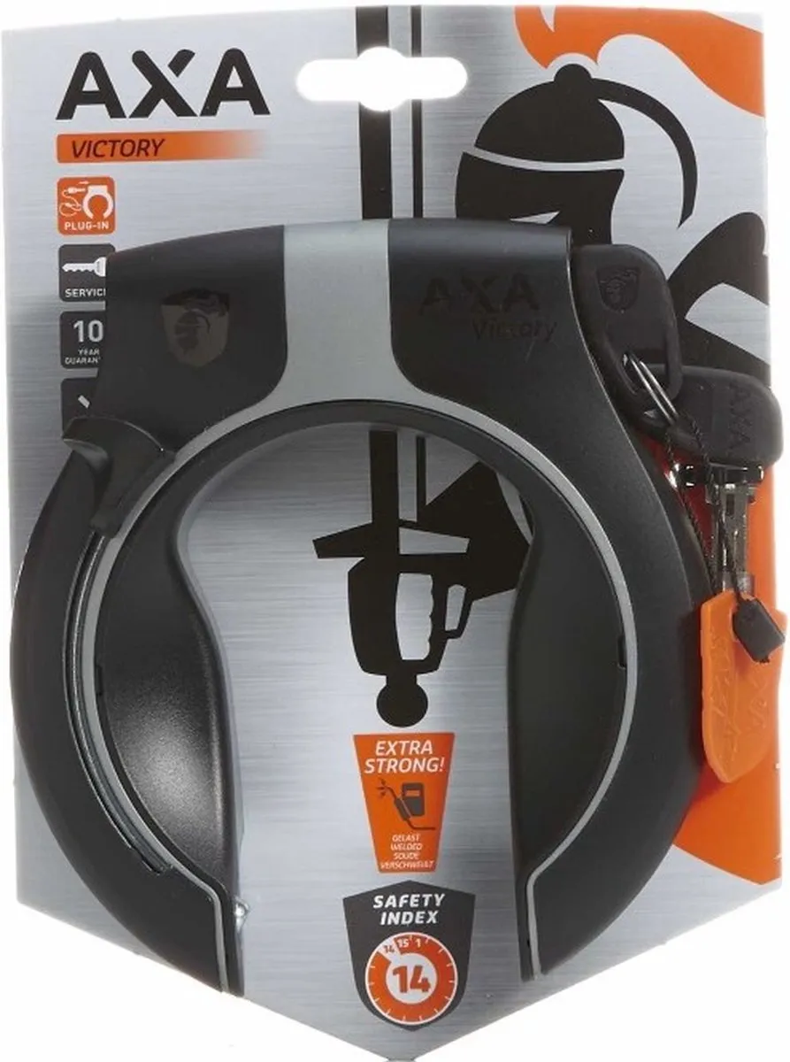 AXA Victory ART 2 Fietsslot - Zwart/Zilver