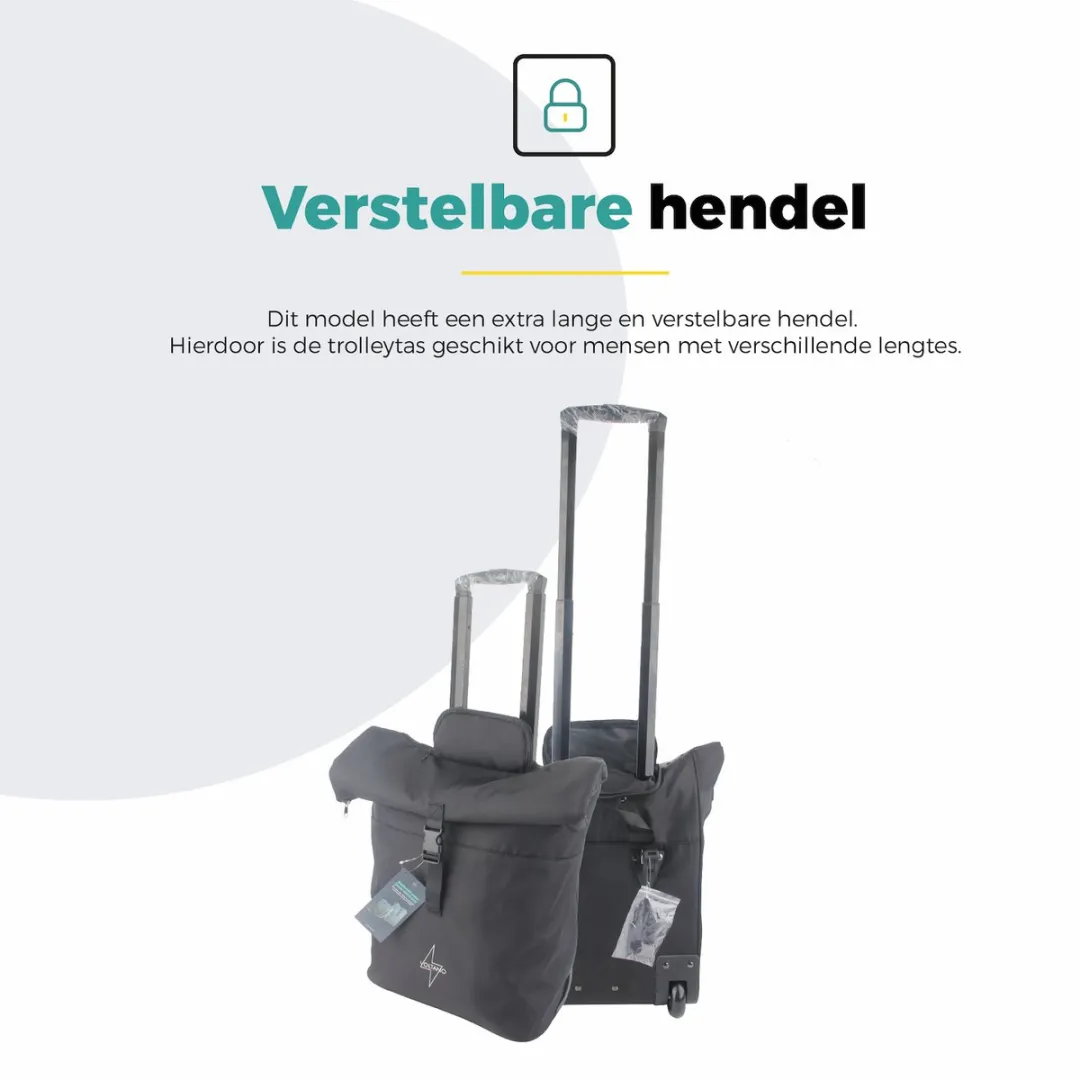 Voltano Fietstrolley Tas 2.0 - 28L - Zwart