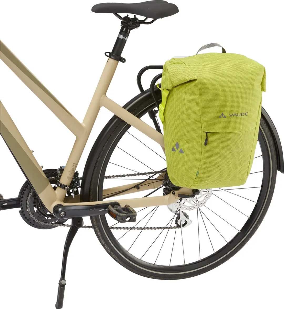 Vaude Road Master Roll-It Fietstas 22L - Bright Green