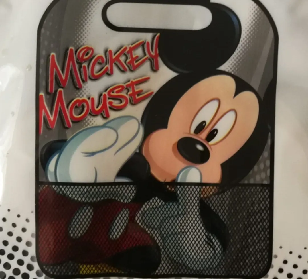 Disney Mickey Mouse Stoelbeschermer - 1 Stuk - Grijs/Rood/Zwart