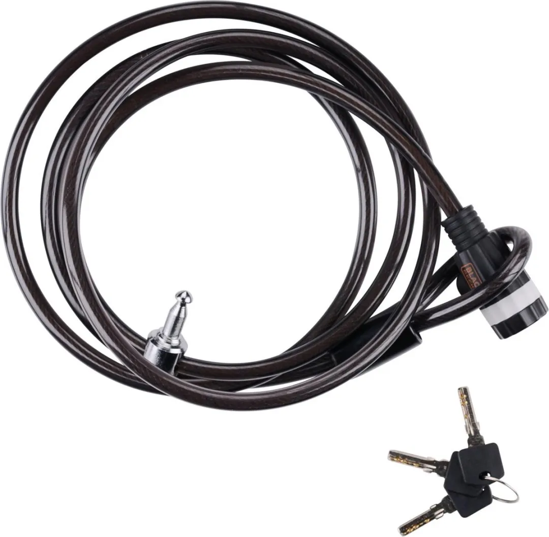 BLACK+DECKER BXCHBL7005 Familie Fietsslot 240cm - Zwart