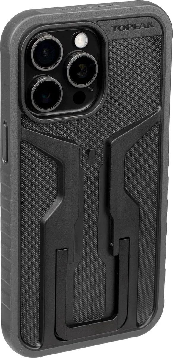 Topeak iPhone 15 Pro Max Ridecase Telefoonhoesje - Transparant - Zwart