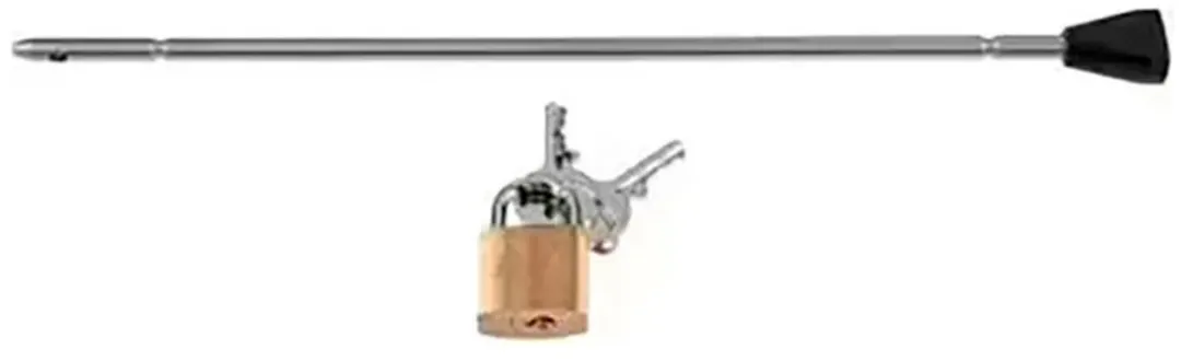 Basil MIK Studs Lockpin - RVS - met hangslot - afbeelding 6 van 6