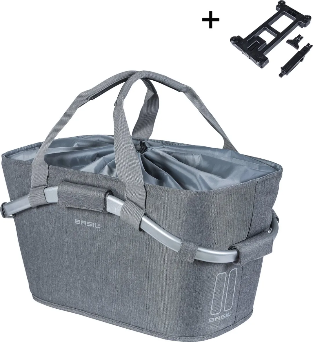 Basil 2Day Carry All Fietsmand Achter - 22L - Grijs