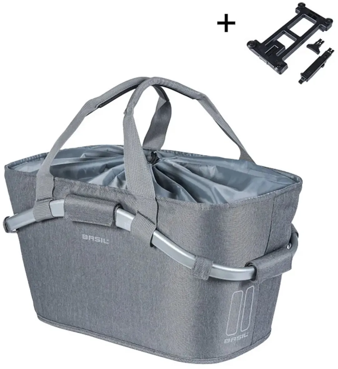 Basil 2Day Carry All Fietsmand Achter - 22L - Grijs