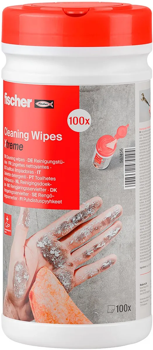 Fischer 567456 Xtreme Schoonmaakdoek Aantal: 100 stuk(s)