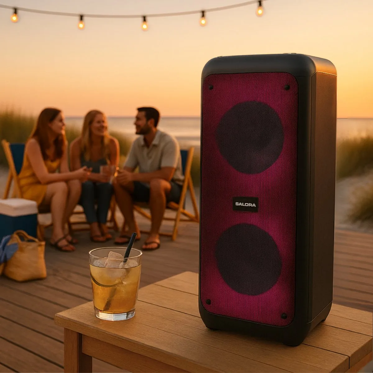 Salora PARTYBOX500 Partybox - 500W - Zwart