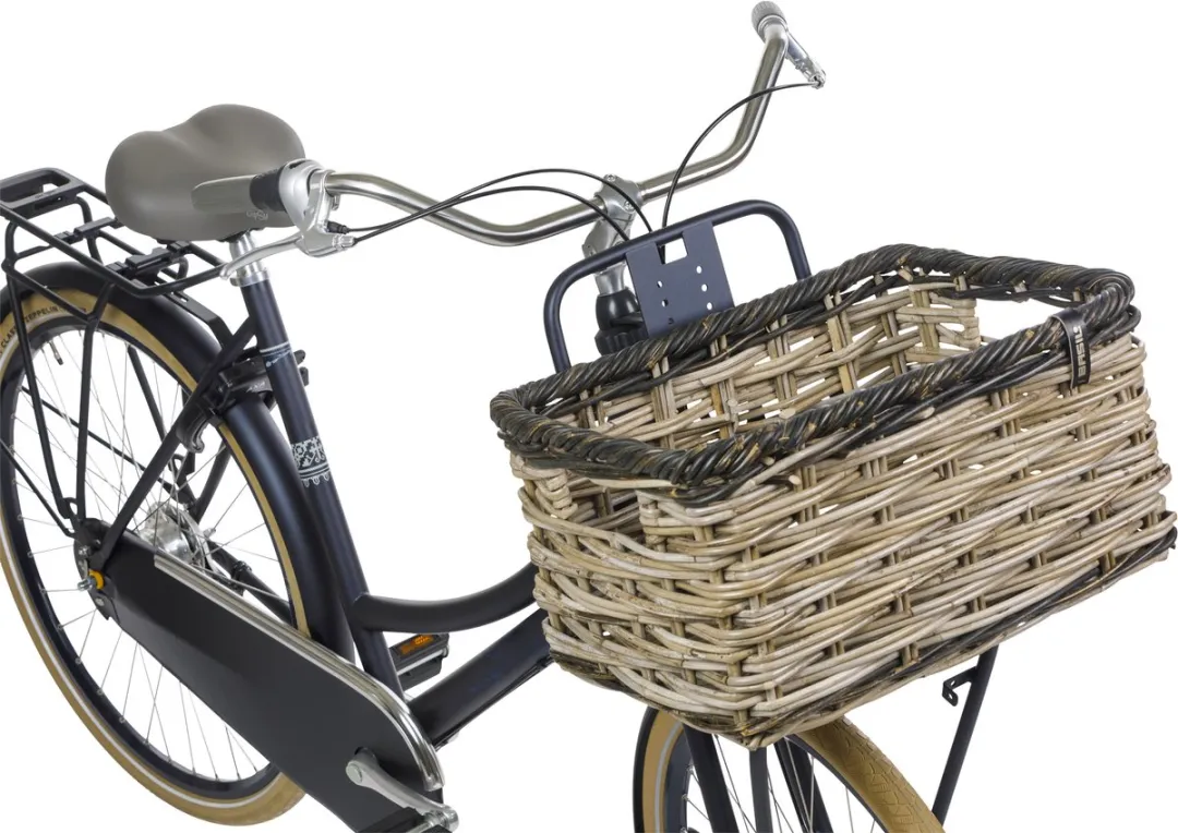 Basil Dijon L Fietsmand - 36x49x27cm Grijs/Zwart