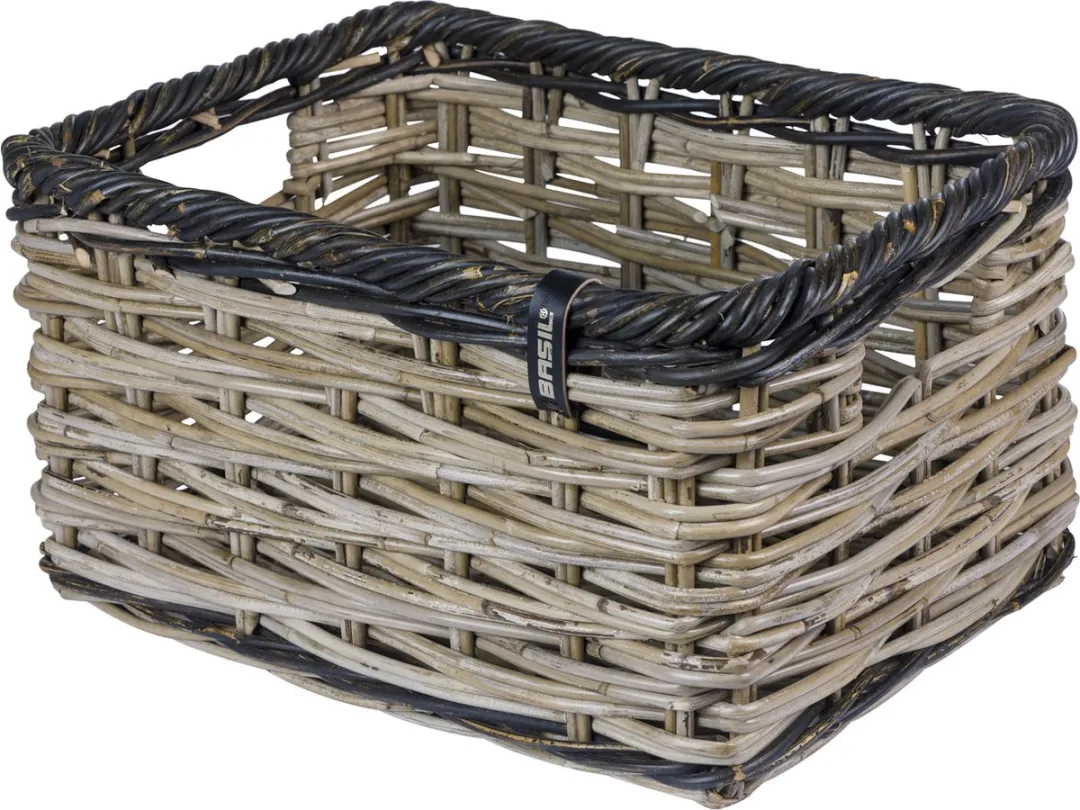 Basil Dijon L Fietsmand - 36x49x27cm Grijs/Zwart