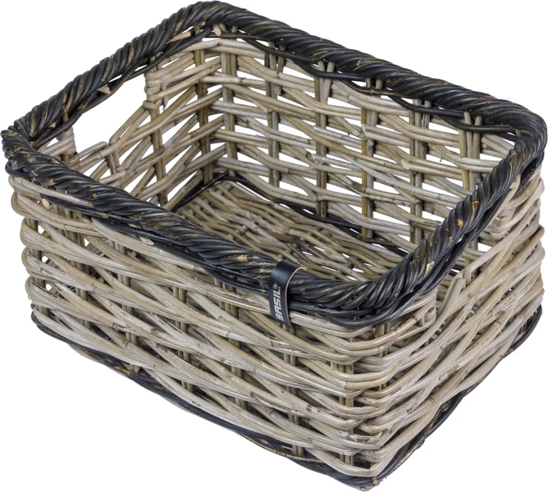Basil Dijon L Fietsmand - 36x49x27cm Grijs/Zwart