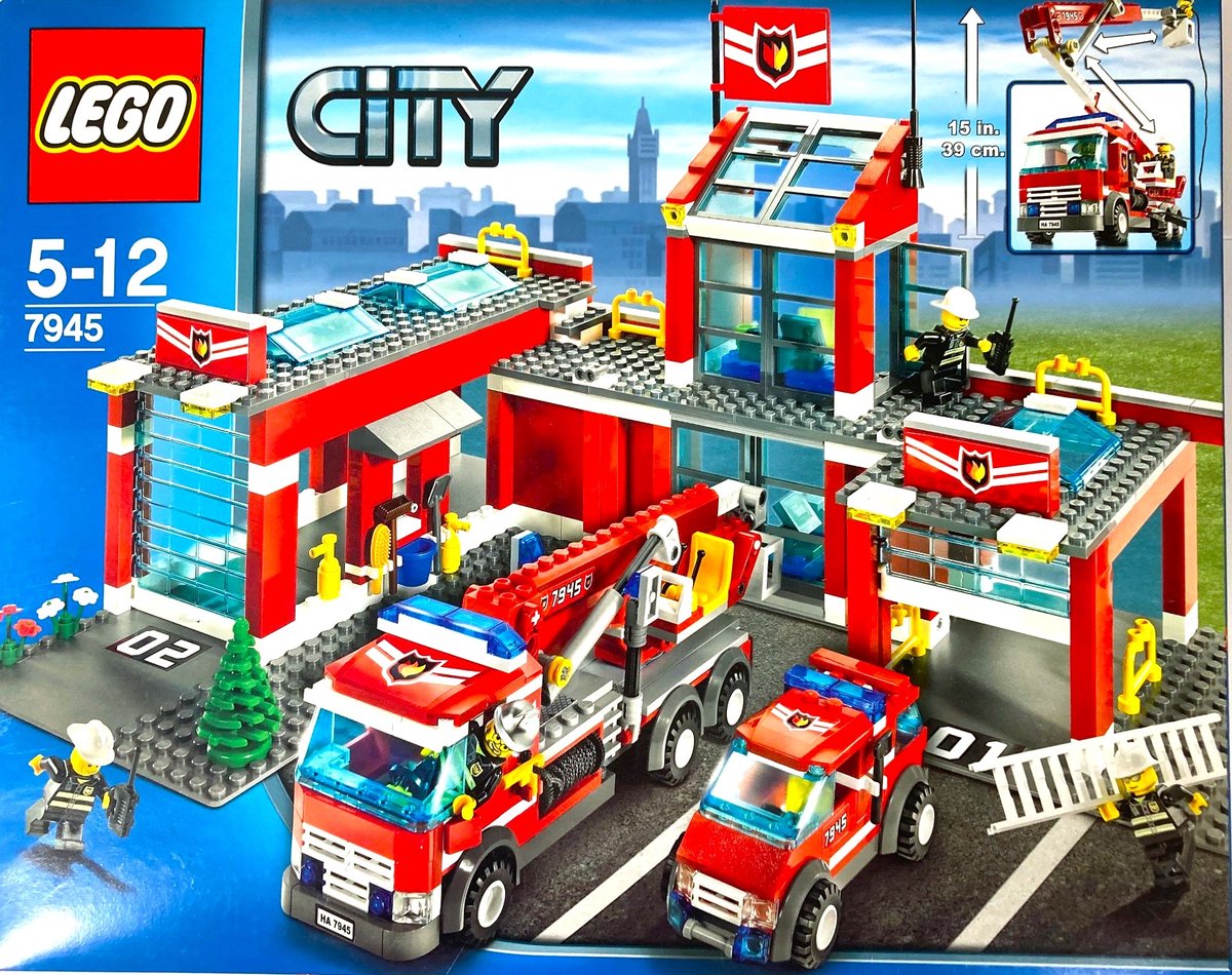 LEGO City Hoofdkwartier Brandweer - 7945