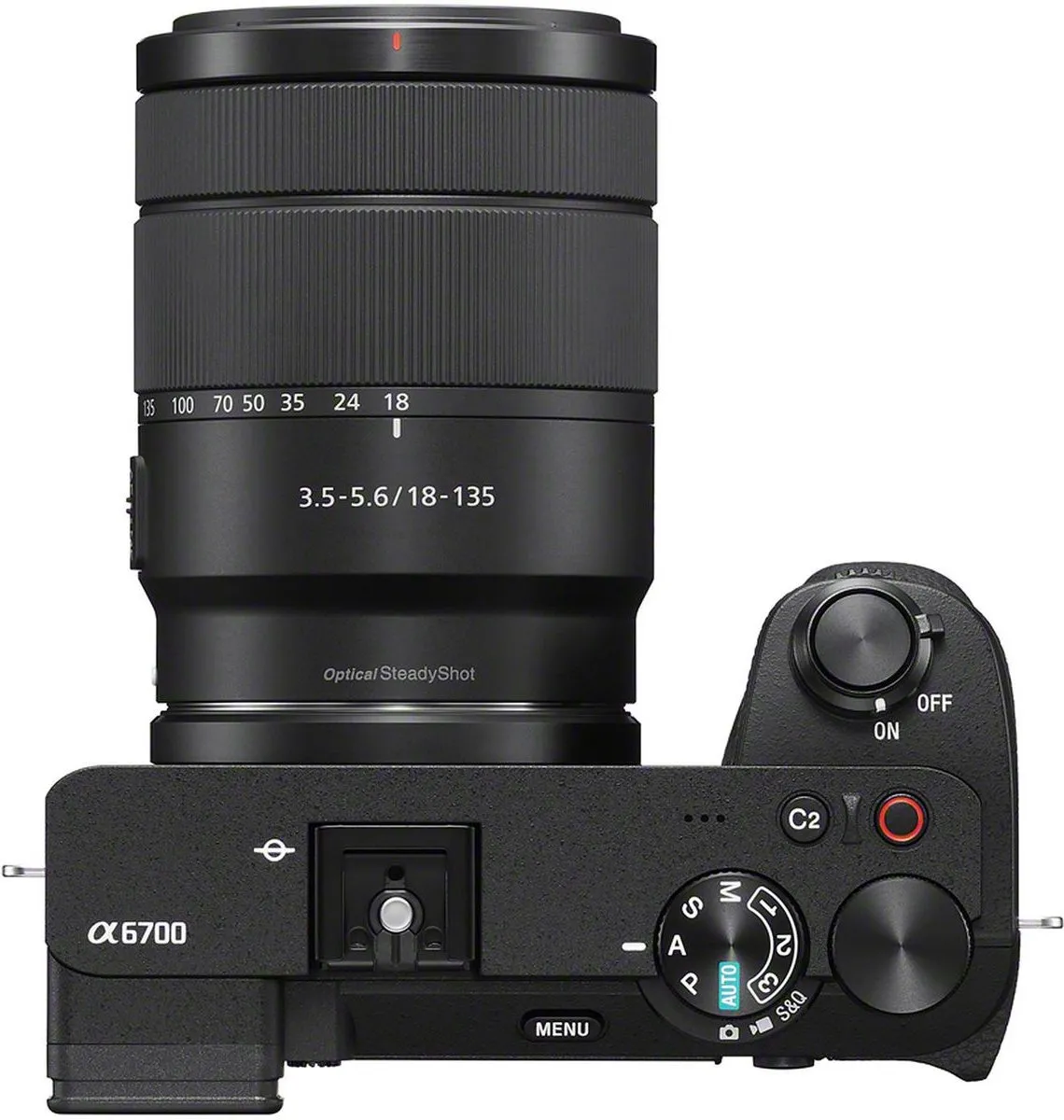 Sony A6700 ILCE6700MB.CEC Spiegelloze camera - 11 fps - Zwart