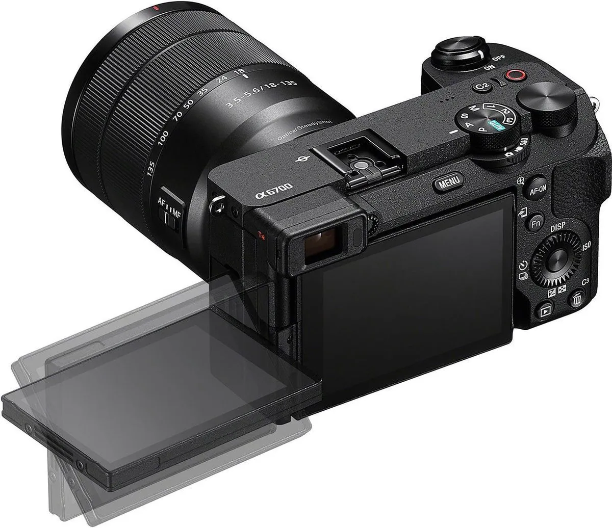 Sony A6700 ILCE6700MB.CEC Spiegelloze camera - 11 fps - Zwart - afbeelding 6 van 6