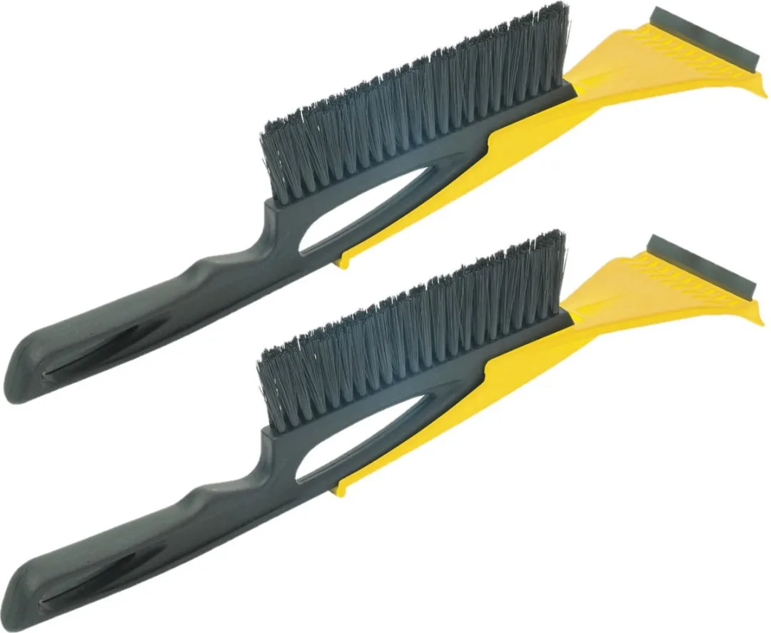 Prosperplast IJskrabber 2-in-1 Geel 9x40cm