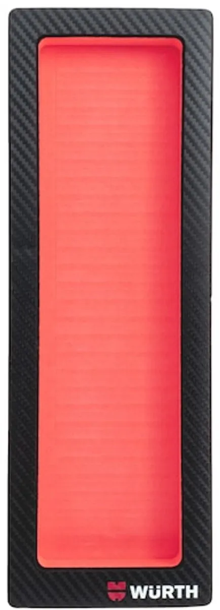 Würth Systeeminlay 2.4.1 Leeg Compartiment - Rood/Zwart