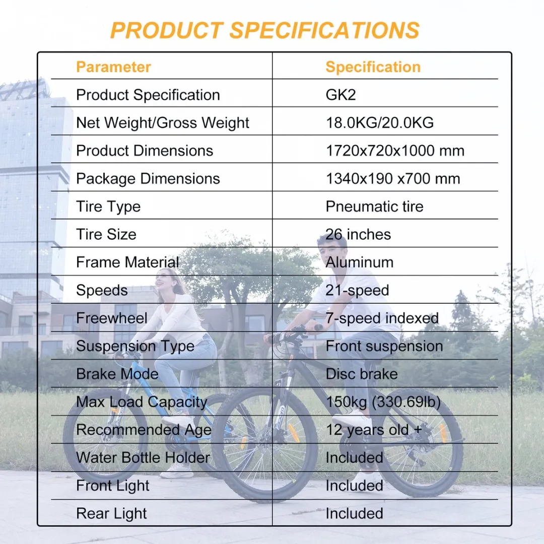 RCB 26 inch Fiets - 21 Versnellingen - Licht Aluminium Frame Zwart - afbeelding 6 van 6