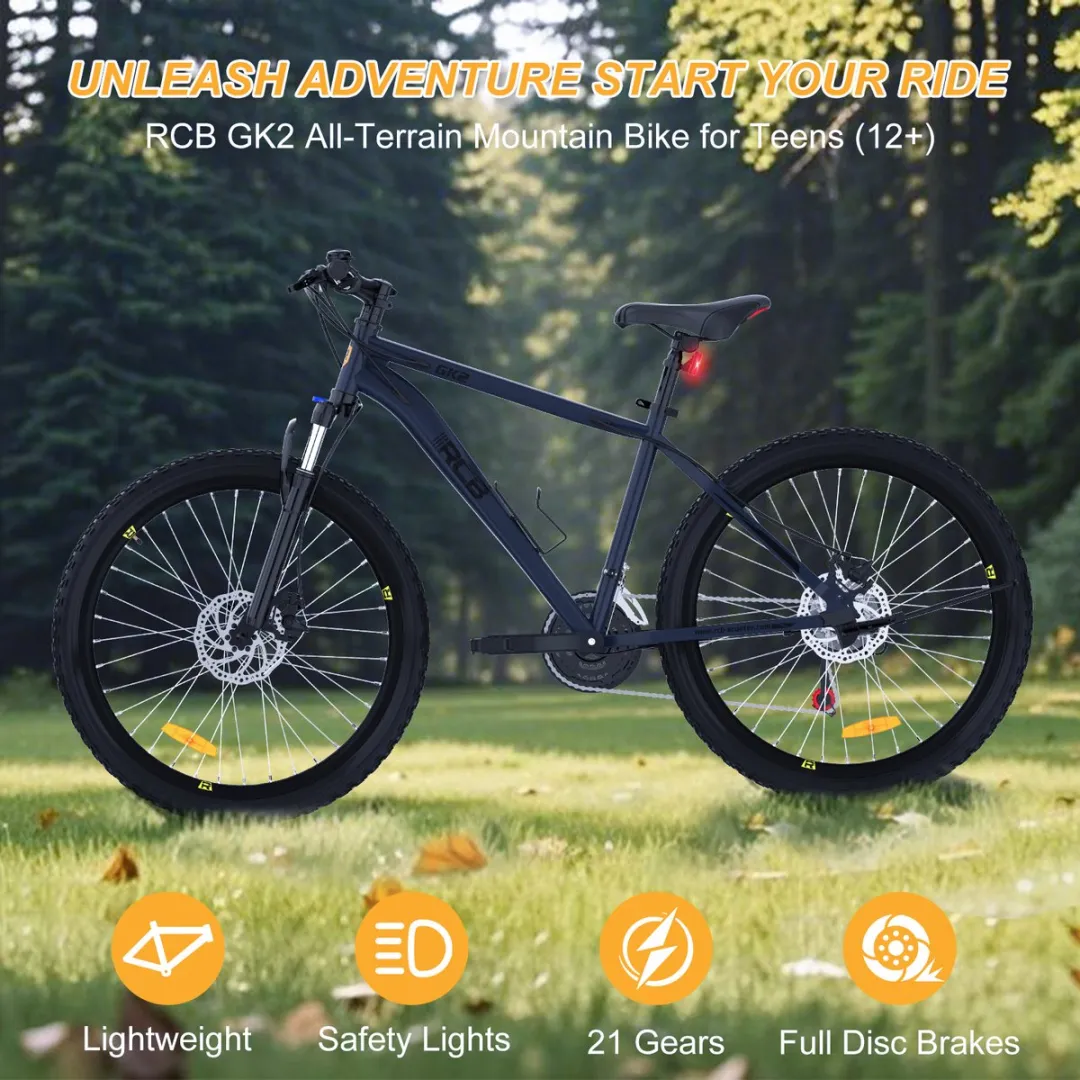 RCB 26 inch Fiets - 21 Versnellingen - Licht Aluminium Frame Zwart - afbeelding 3 van 6