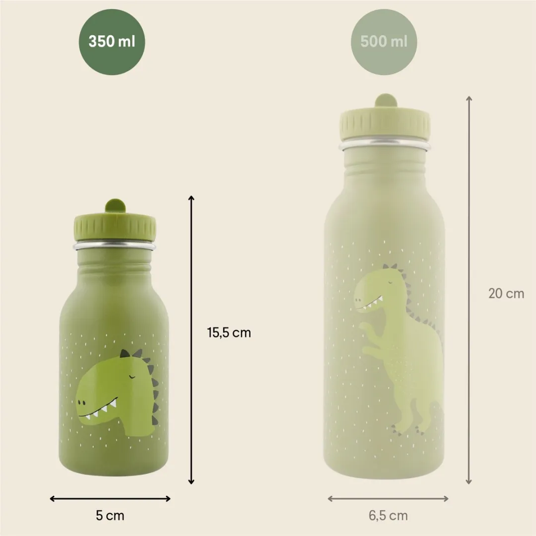 Trixie Mr. Dino RVS Waterfles 350ml - Groen