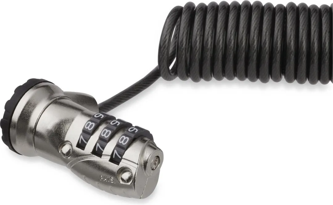 Startech Veiligheidskabel LTLOCK3DCOIL - 1,83m - Zwart