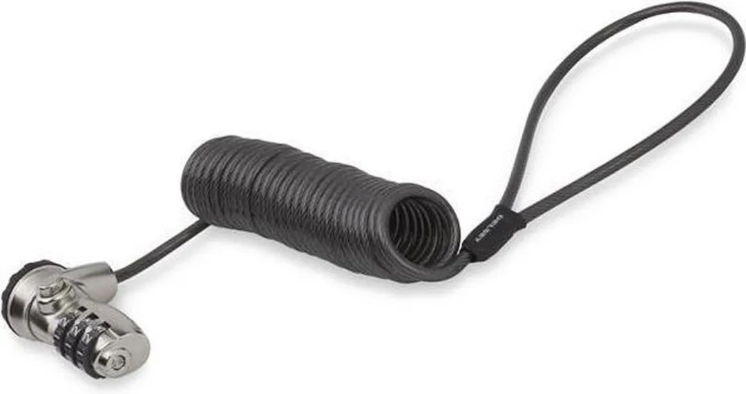 Startech Veiligheidskabel LTLOCK3DCOIL - 1,83m - Zwart