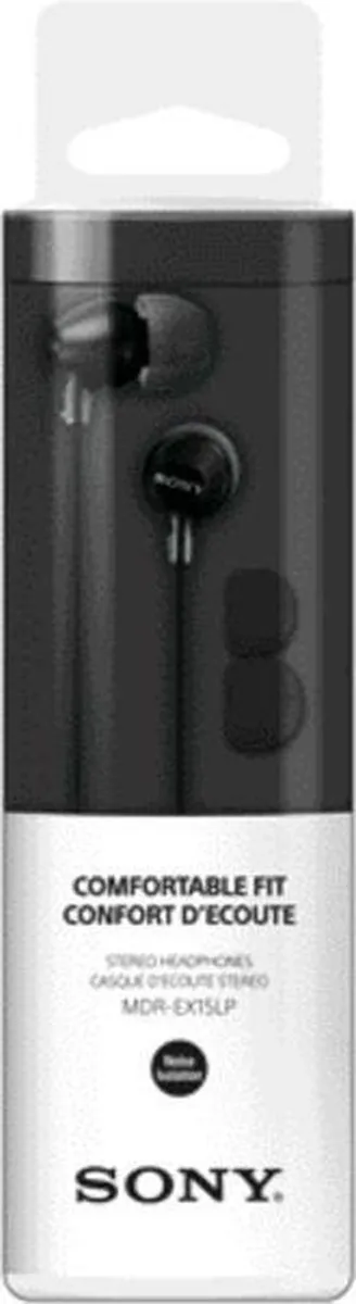 Sony MDR-EX15LPB In-ear Oordopjes - Zwart - afbeelding 6 van 6