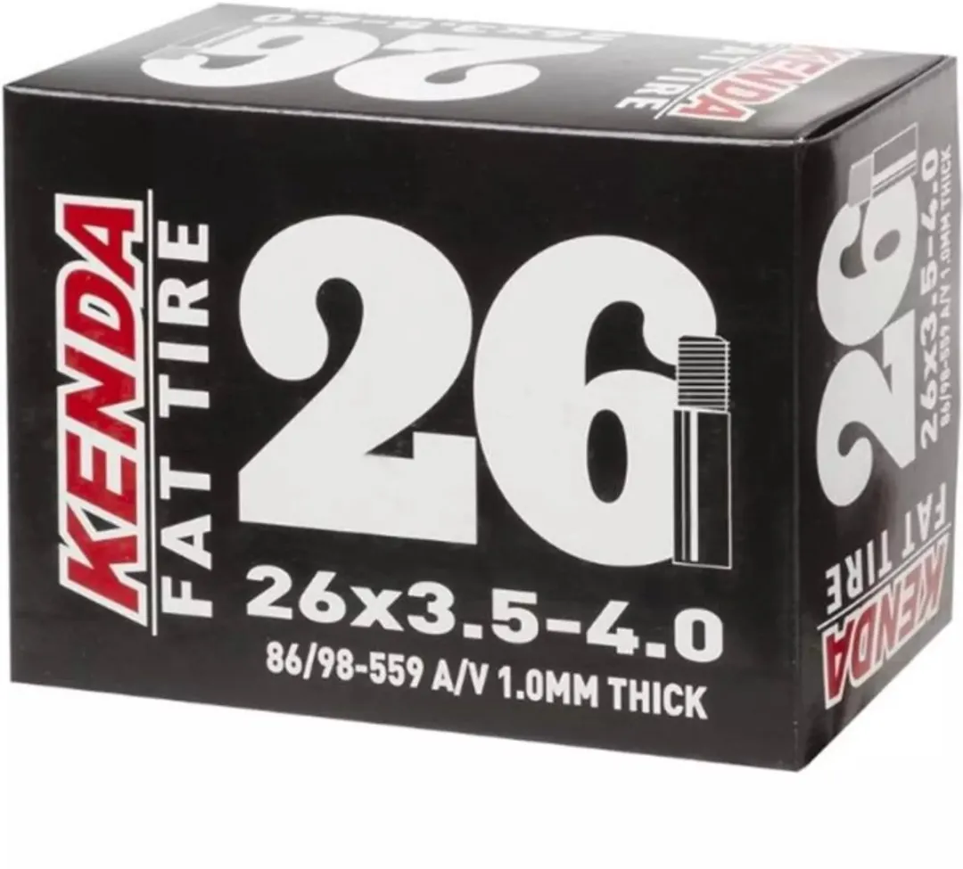 Kenda Binnenband 26x3.5-4.00 - Schrader ventiel 35mm - Duurzaam rubber - ETRTO 86/100-559