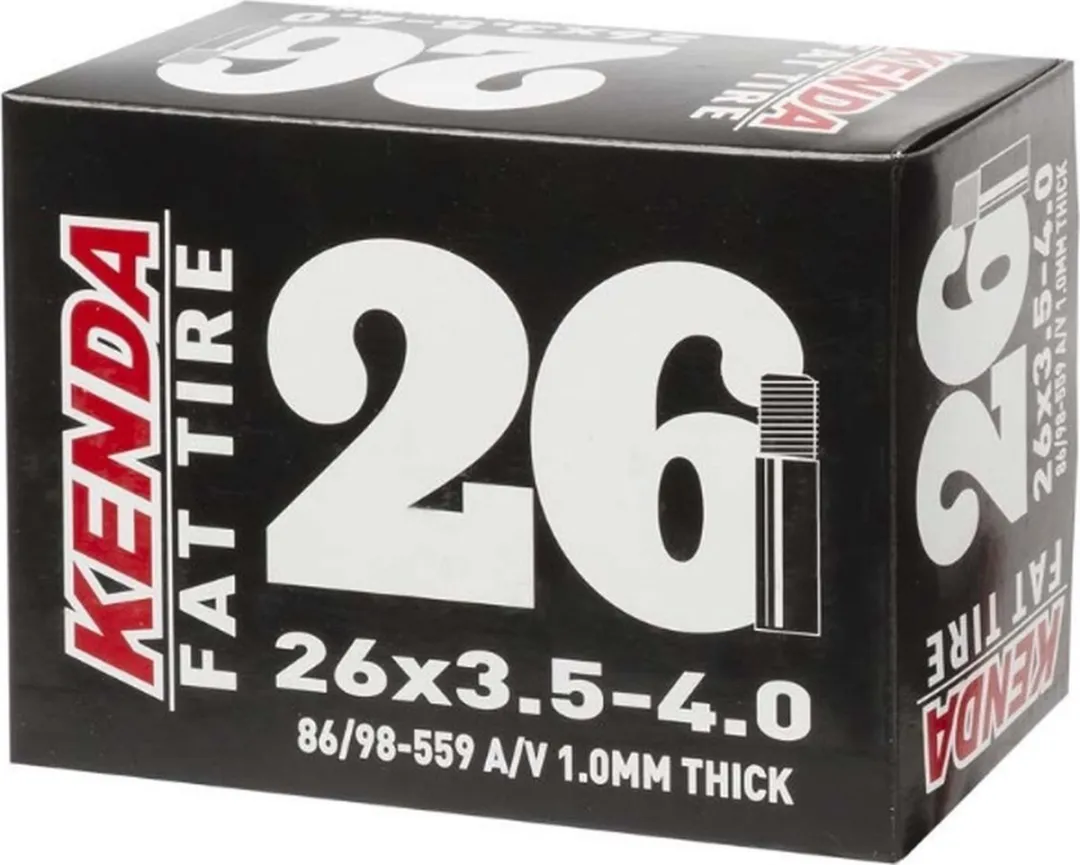 Kenda Binnenband 26x3.5-4.00 - Schrader ventiel 35mm - Duurzaam rubber - ETRTO 86/100-559