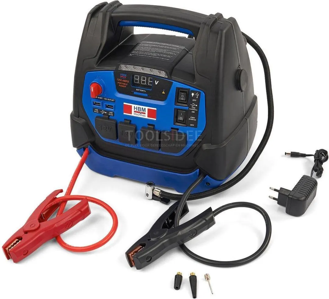HBM Auto Startbooster 230V 12V 22Ah