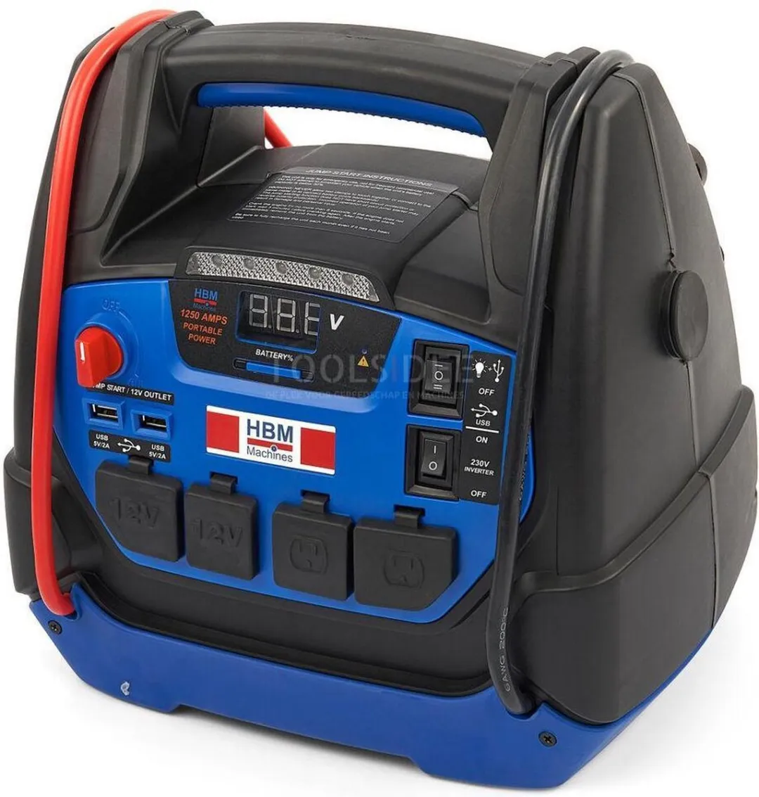 HBM Auto Startbooster 230V 12V 22Ah