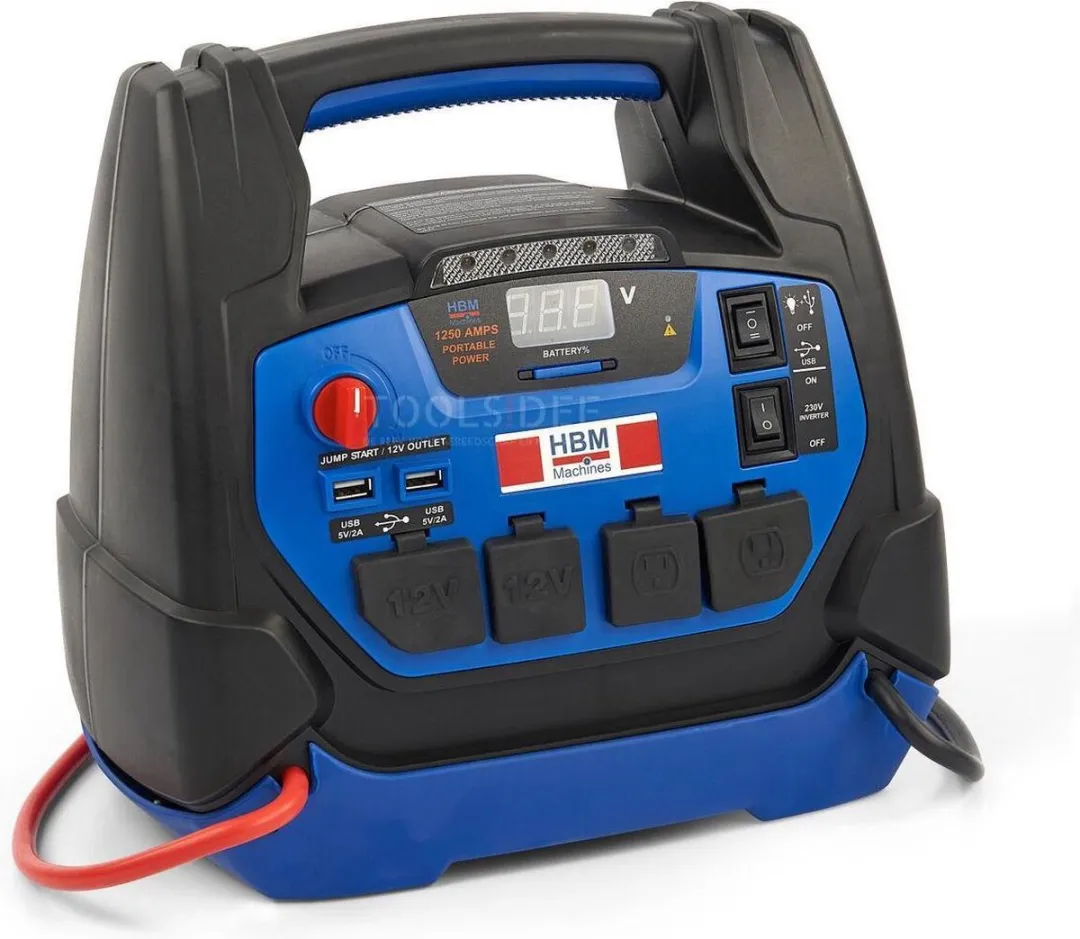 HBM Auto Startbooster 230V 12V 22Ah