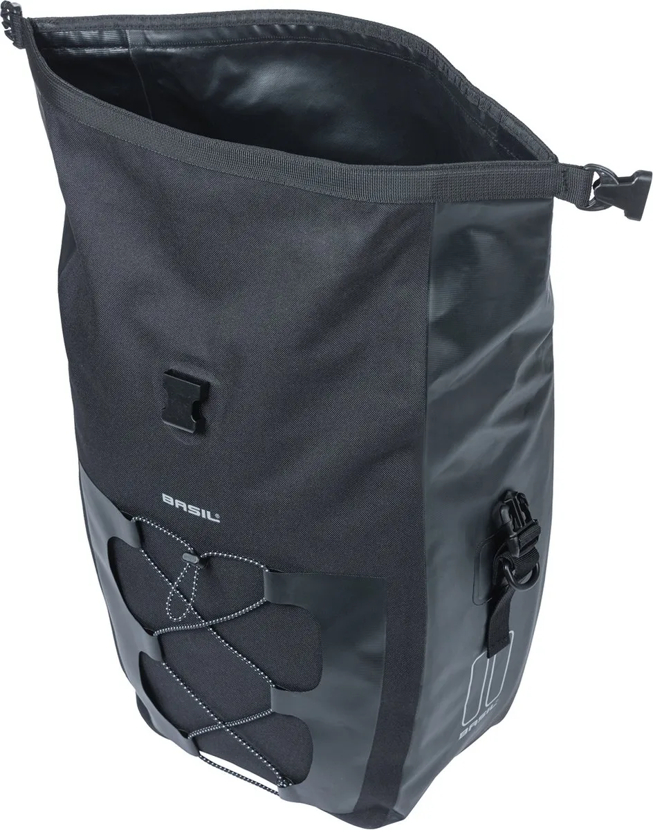 Basil Navigator Waterproof MIK StUDS Fietstas 25L - Zwart