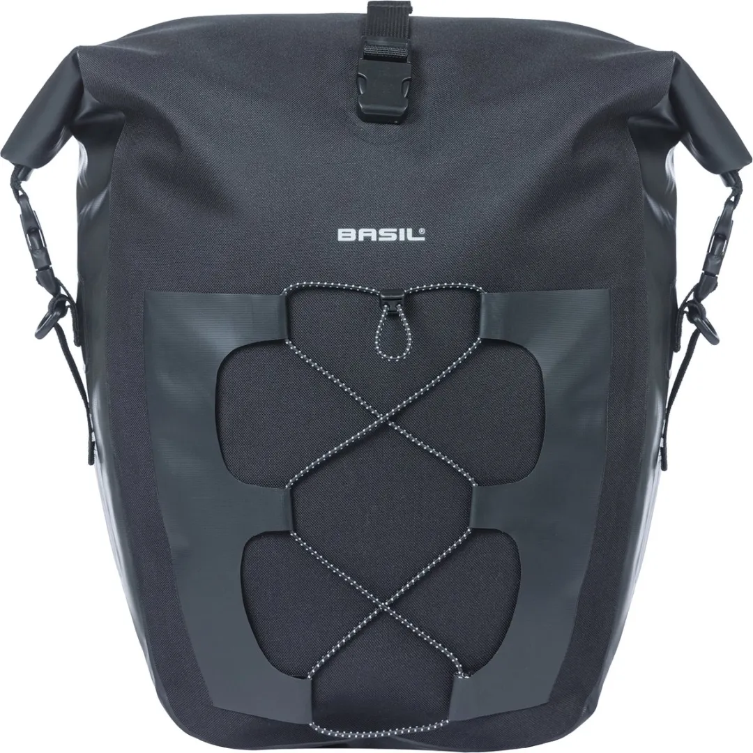 Basil Navigator Waterproof MIK StUDS Fietstas 25L - Zwart